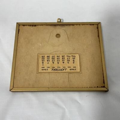 -85- VINTAGE | 1949 | Advertising Calendar Thermometer | Boise, ID
