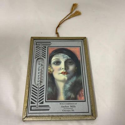 -87- VINTAGE | Art Deco | Advertising Thermometer | Chicago, IL