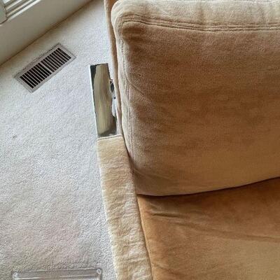 Pair 1970s Milo Baughman Thayer Coggin Lounge Chairs - pristine