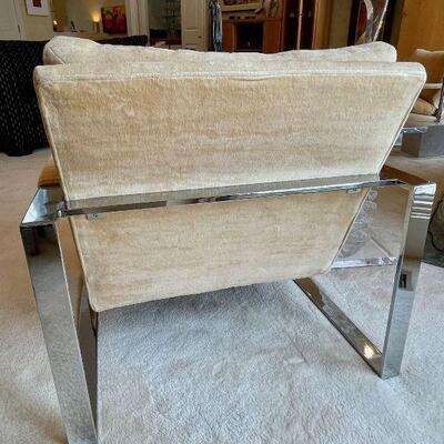 Pair 1970s Milo Baughman Thayer Coggin Lounge Chairs - pristine