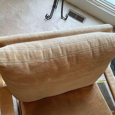Pair 1970s Milo Baughman Thayer Coggin Lounge Chairs - pristine