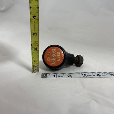 -92- VINTAGE | Chief Oshkosh Beer | Tap Knob | EXCELLENT 