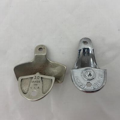 -93- VINTAGE | Two Wall-Style Bottle Openers | White Rock 