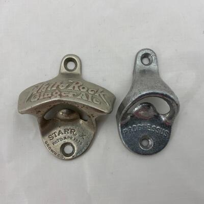 -93- VINTAGE | Two Wall-Style Bottle Openers | White Rock 
