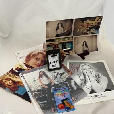 -97- AUTOGRAPHS | Teen Star | Nicole Eggert | Benchwarmer Cards