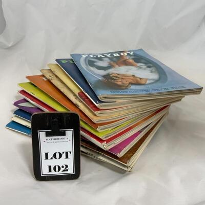 -102- VINTAGE | 11 Playboys | 1970 & 1971