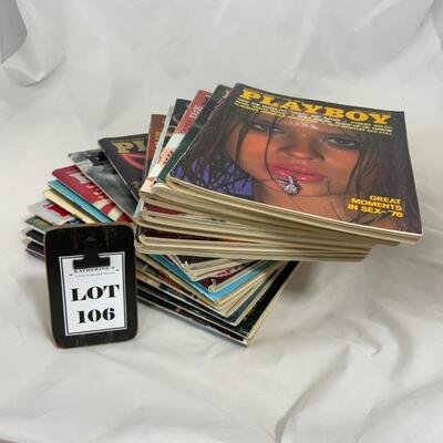 -106- VINTAGE | 16 Playboys | 1976 & 1977