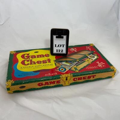 -112- VINTAGE | 1950s | Whitman Game Chest | COMPLETE!