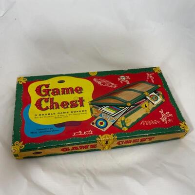 -112- VINTAGE | 1950s | Whitman Game Chest | COMPLETE!