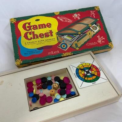 -112- VINTAGE | 1950s | Whitman Game Chest | COMPLETE!
