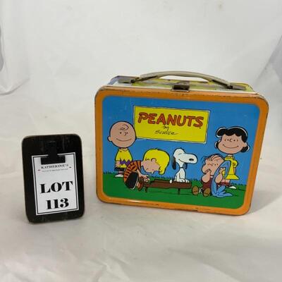 -113- VINTAGE | 1959 | Peanuts Lunch Box | Great Condition!