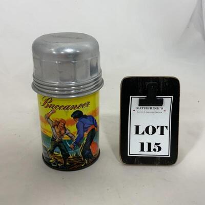 -115- VINTAGE | Buccaneer Thermos | 1957