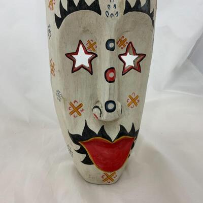 -117- MODERN | Indonesian Mask Wall Decor | Hand-Carved