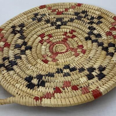 -118- Hand-Woven Dance Fan 