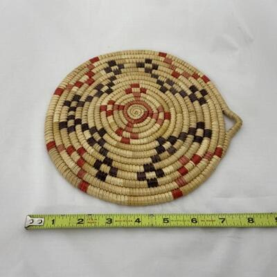 -118- Hand-Woven Dance Fan 