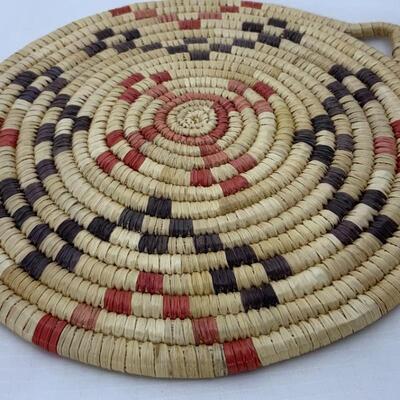 -118- Hand-Woven Dance Fan 