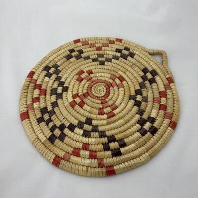 -118- Hand-Woven Dance Fan 