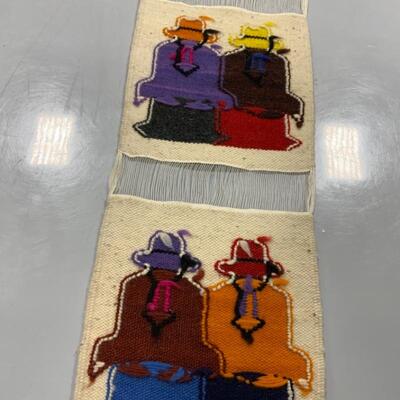 -122- Hand-Woven South American Wall Hanging | 50.5â€ long
