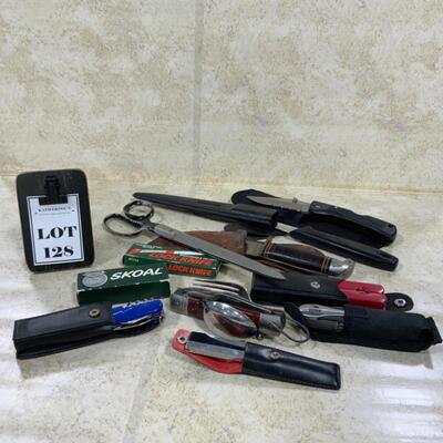 -128- 11 Sharp Tools | Pocket Knives | Scissors | Knives