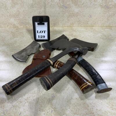 -129- VINTAGE | 4 Estwing Axes | Hatchet