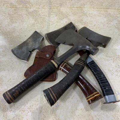 -129- VINTAGE | 4 Estwing Axes | Hatchet