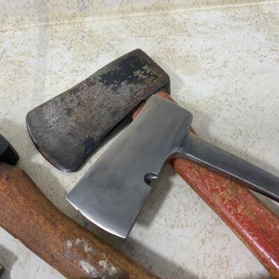 -133- VINTAGE | Five Unmarked Axes | Hatchets