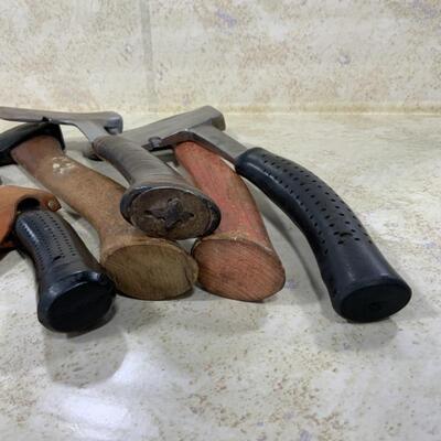 -133- VINTAGE | Five Unmarked Axes | Hatchets