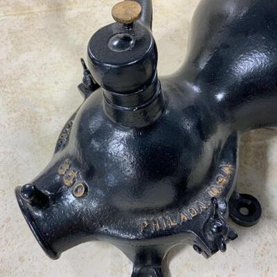 -134- Large Cast Iron Wall Coffee Grinder