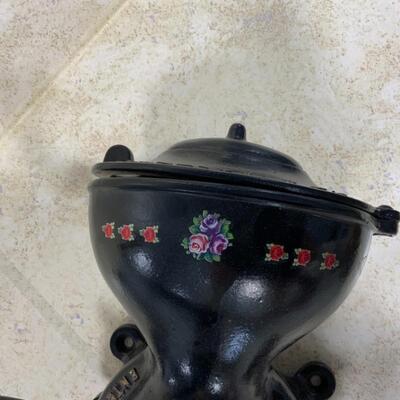-134- Large Cast Iron Wall Coffee Grinder