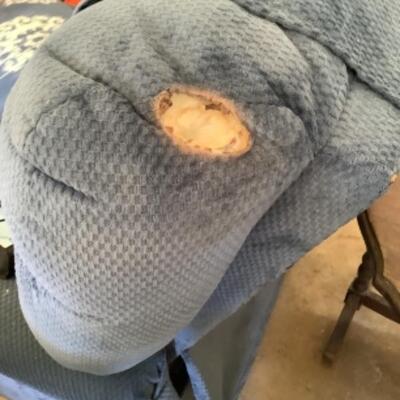 106 Golden Lift Blue Upholstered Lift Chair 
