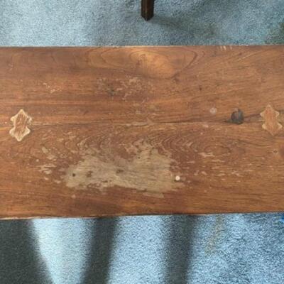 107 Barley Twist Table Walnut Table with Butterfly Joints 