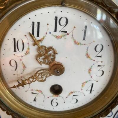 113 Antique Royal Bonn Blue and White Delft Clock 