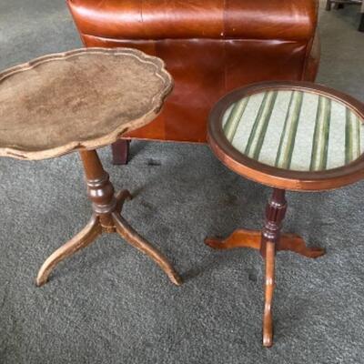 127 Pair of Pedestal Tables 