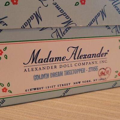 Lot 1: Vintage New Stock 12" MADAME ALEXANDER Doll GOLDEN DREAM TREE TOPPER