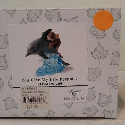 Lot 6: (2) Vintage New Stock CHARMING TAILS Collectibles 
