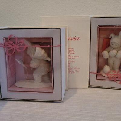 Lot 14: (2) Vintage New Dept. 56 SNOWBABIES Collectibles 