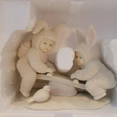 Lot 19: Vintage New Stock Dept. 56 SNOWBABIES Collectibles 