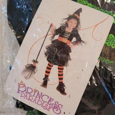 Lot 22: New Size 6 Children's GLAM WITCH w/ Hat Costume