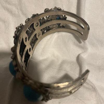 Faux Turquoise Cuff bracelet