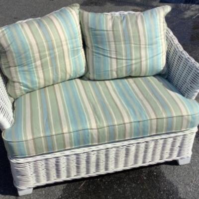 238 Wicker Loveseat