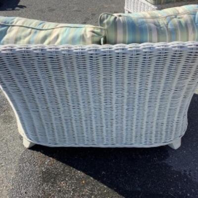 238 Wicker Loveseat