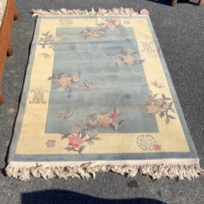 244 Wool Oriental Rug 4â€™ x 6â€™