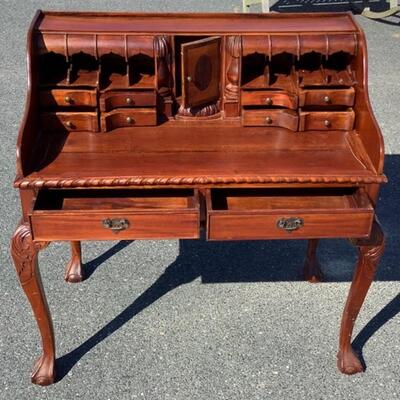 245 Chippendale Mahogany Writing Desk