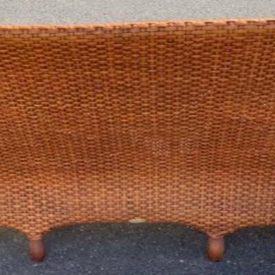 246 Designer Wicker by Tribor Wicker  Rattan Sofa 