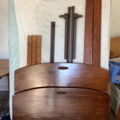 257 Wooden Full Size bed 