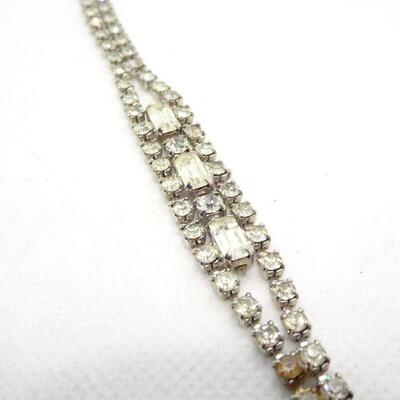 Vintage Rhinestone Bracelet 