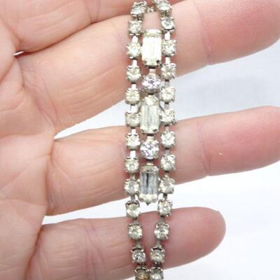 Vintage Rhinestone Bracelet 