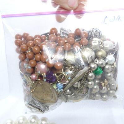 Costume & Craft Jewelry Bag  Lot #1
