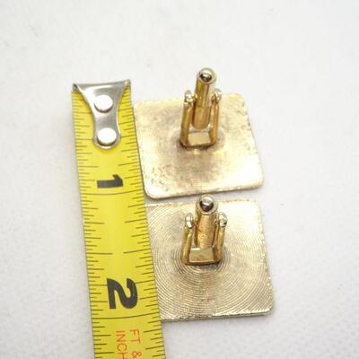 1970's Men's Monogrammed Cufflinks 