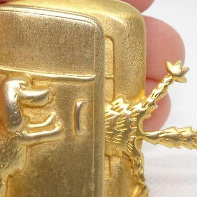 Who Let the Dogs Out? Gold Tone Cat & Dog Refrigerator Brooch 